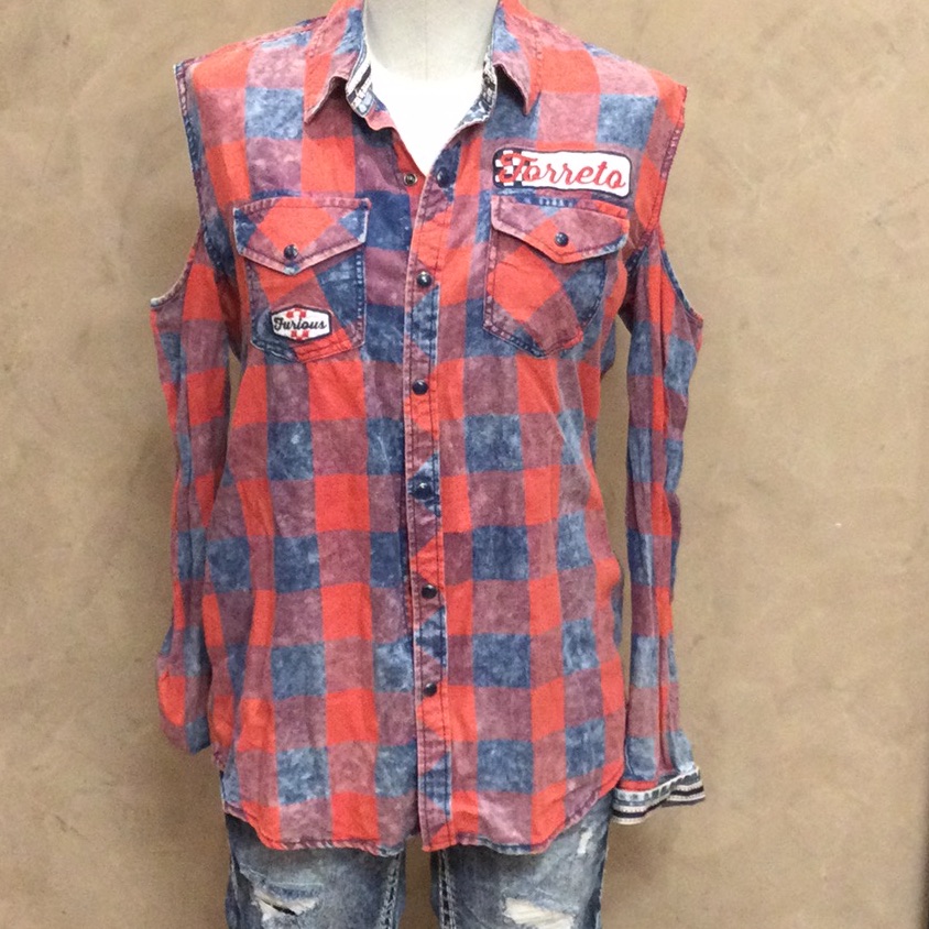 Snap Front Button Up